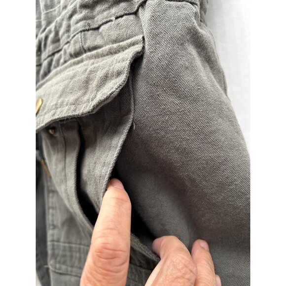 Victory Outfitters Utility Vest Mens XXL Green Sherpa Lined Hooded Outdoor Wear - Picture 11 of 13